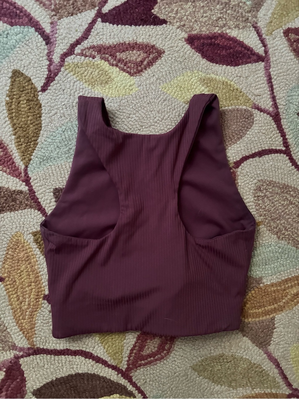 girlfriend collective dylan tank bra ribbed